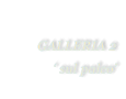 GALLERIA 2  sul palco