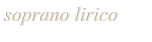 soprano lirico